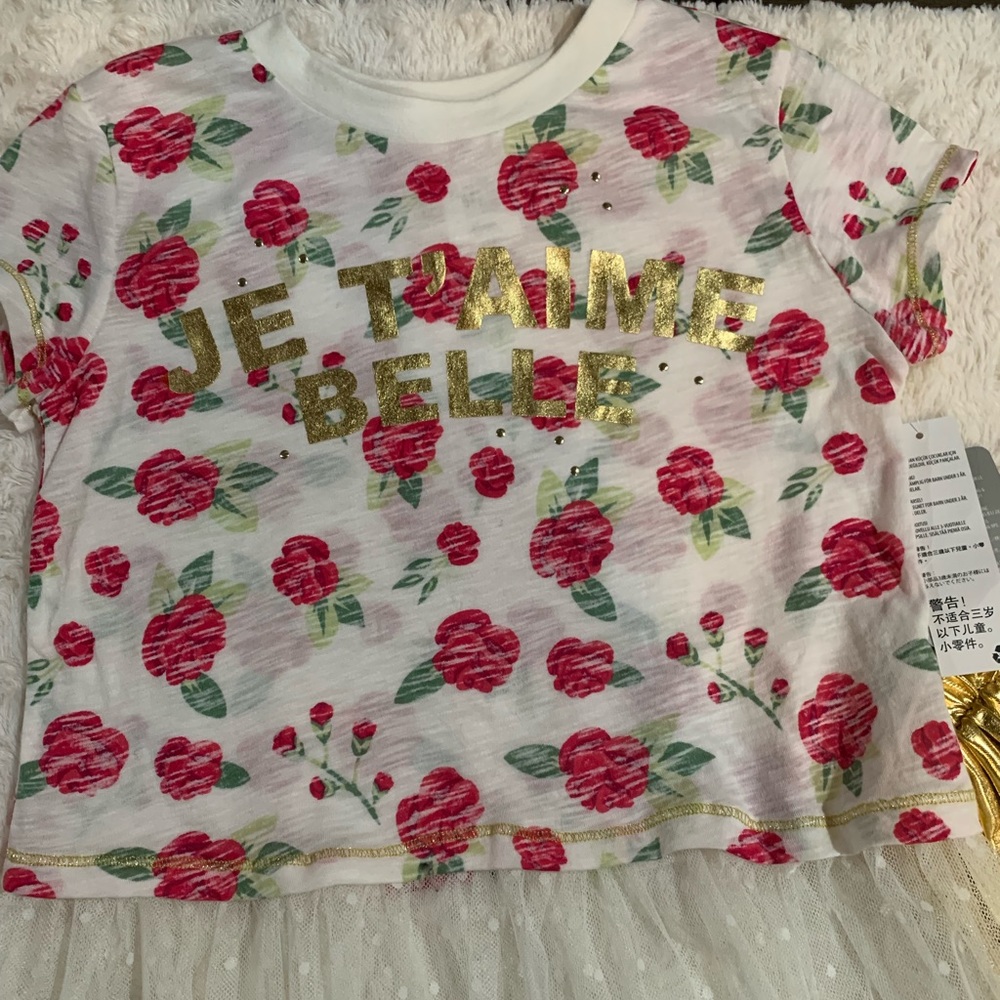 Beauty and the beast two piece set